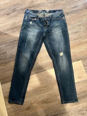 Seven7 Blue Skinny Easy Fit Jeans